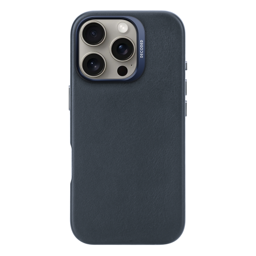 DECODED Leather Case for iPhone 16 Pro Max - Navy