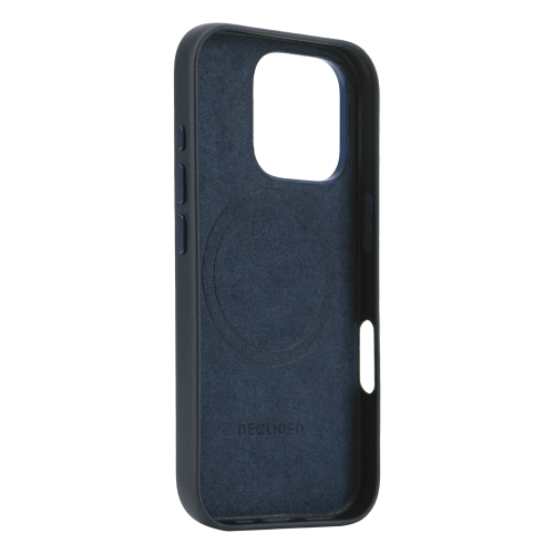 DECODED Leather Case for iPhone 16 Pro Max - Navy