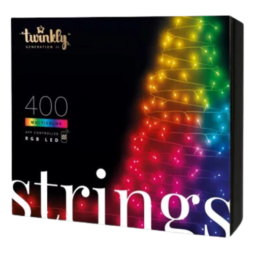 Twinkly Strings - 32m, 400 LED (RGB) 4.3MM, BT+WiFi, Gen II, IP44