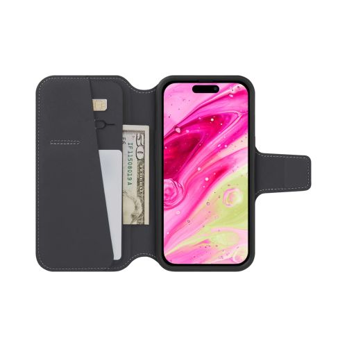 LAUT URBAN FOLIO Case with Magsafe for iPhone 14 Pro Max - Black