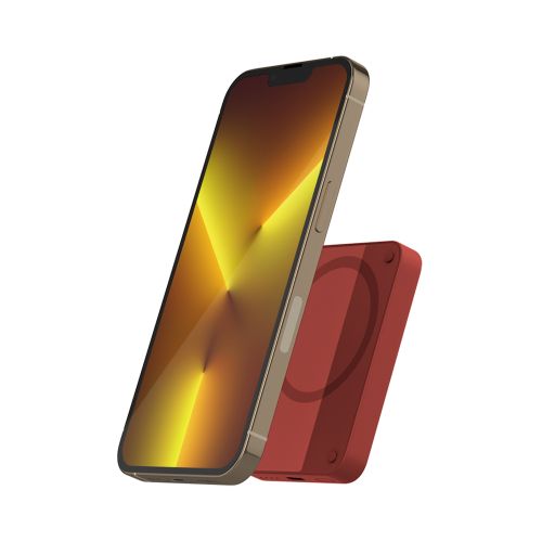 Epico Magnetic Wireless Power Bank 4200mAh - Red