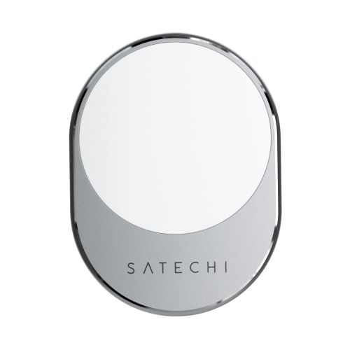 Satechi Magnetic Wireless Car Charger 7.5W USB-C Silver/White