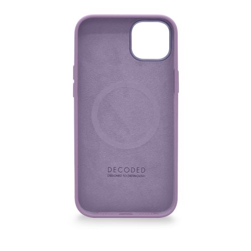 DECODED Silicone Backcover w/MagSafe for iPhone 14 Plus - Lavender