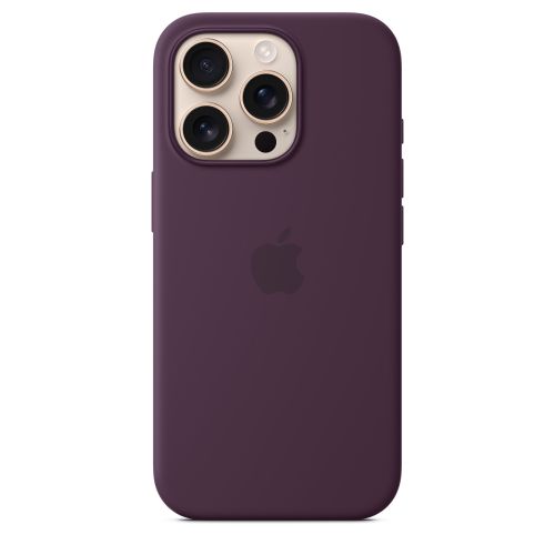 Apple iPhone16 Pro Max Silicone Case w/ MagSafe - Plum