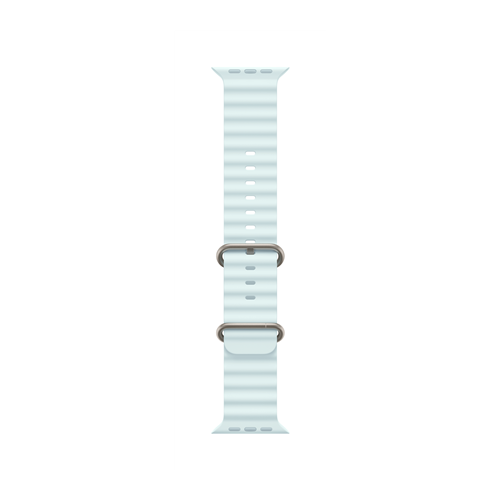 Apple Watch 49mm OceanBand IceBlue - Natural Titanium