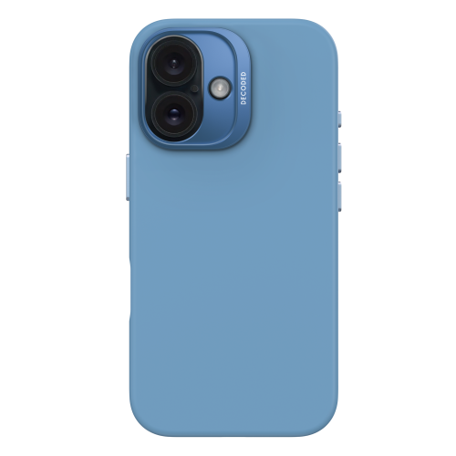 DECODED Silicone Case for iPhone 16 Plus - Light Blue