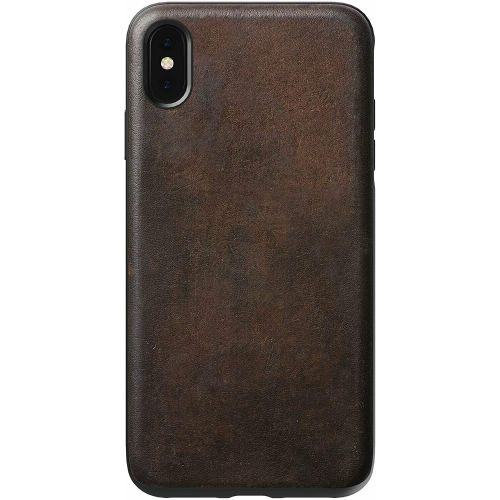 Nomad Case, Leather, Rugged, Rustic Brown, iPhone XS Max