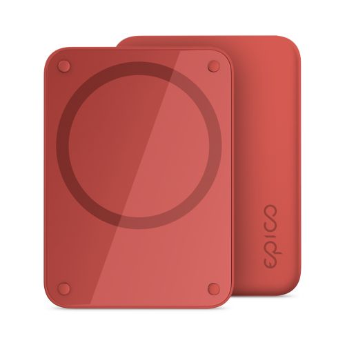 Epico Magnetic Wireless Power Bank 4200mAh - Red