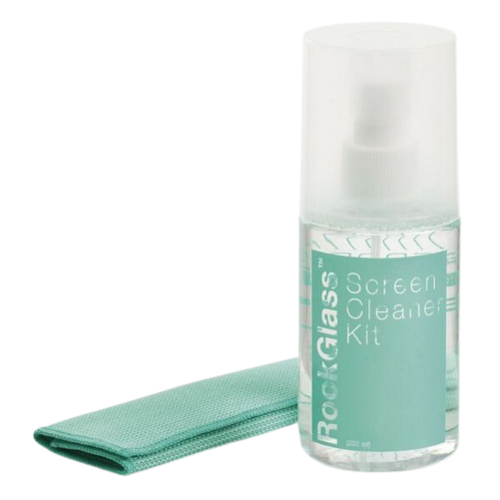 RockGlass Screen Cleaner + Cloth (200 ml)