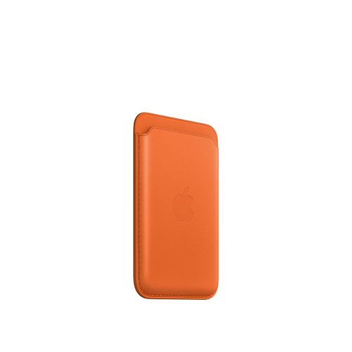 Apple iPhone Leather Wallet w/MagSafe Orange